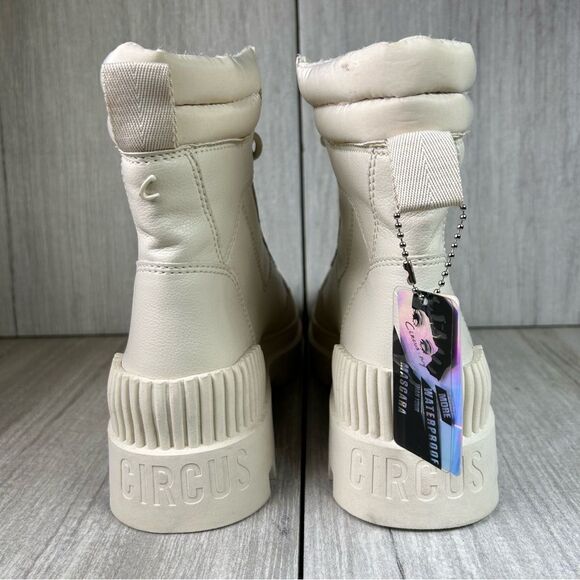 NEW Circus Sam Edelman Isabelle Lace Up Pull On Combat Boot Women’s Size 8 - Picture 7 of 11